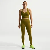 Nike Pro Seamless Womens High-Waisted 7/8 Leggings - Brown - Polyester/Nylon/Elastane