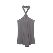 Pull&Bear Top temno siva
