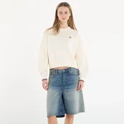 Mikina FRED PERRY Tipped Sweatshirt Ecru 8