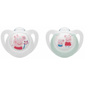NUK Star Peppa Pig duda 2 kos