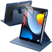JETech zaščitni mat ovitek z držalom za Apple Pencil za iPad 10.2 (7./8./9. generacija) – modra