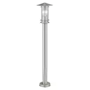 Eglo Lisiospoljna podna lampa/1, e27, h1000, inox/staklo
