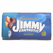 MLEČNA ČOKOLADA PomaraNČA IN KEKS, JIMMY FANTASTIC, 100G