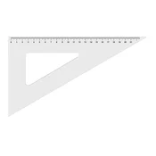 Trikotnik KOH-I-NOOR prozoren s črto, 16 cm