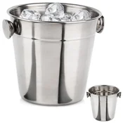 shumee Majhna vedra za led, jeklena posoda za ledene pijače, mizica 700 ml