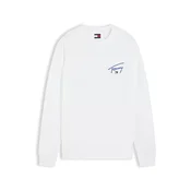 Tommy Jeans Majica modra / bela