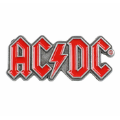 Značka AC/DC - Red Logo - RAZAMATAZ - PB001