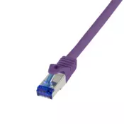Logilink patch kabel Ultraflex, Cat.6A, S/FTP, ljubičasti, 1 m