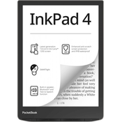 Elektronski bralnik PocketBook InkPad 4, srebrn