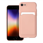 Ovitek CARD Case za iPhone 7 / 8 / SE 2020 / SE 2022 roza