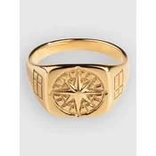 Northern Legacy Compass Signature Ring Jewellery gold toned