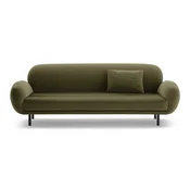 Kavč Beckley 344 (Casino Forest) Zelena, 208x72x82cm, Blago, NogeNoge: Kovina, Delno sestavljeno