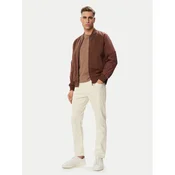 BOSS Jeans hlače H-DELAWARE_AM 50556583 Kremna Slim Fit