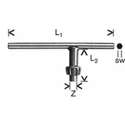 Bosch 1607950044 Rezervni kljuc za klasicnu steznu glavu S2, C, 110 mm, 40 mm, 4 mm, 6 mm ( 1607950044 )