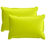 vidaXL Prevleka za blazino 2 kos HOUTEN Svetlo zelena. 50 x 75 cm