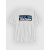 Patagonia P-6 Logo Responsibili moška majica fiber white