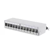 Digitus DIGITUS Professional DN-93706 Patch panel 12x RJ-45, 1U, siv