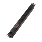 Logilink PDU 230V 8 - C13 1 osigurac on/off bez napojnog kabla
