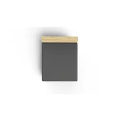 Anthracite Ranforce Fitted Sheet - King Size