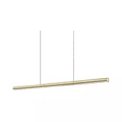 Ideal Lux - zatemljiv LED lestenec na kablu DORICA LED/35W/230V CRI 90 140 cm medenina