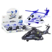 slomart Policijski helikopter, bele ali črne barve, s pogonom, lučjo in zvokom