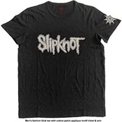 Slipknot Logo & Star (Applique) Black XL Majica