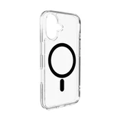 Puro Ovitek MagSafe za iPhone 17 Lite - prozoren črn obroč