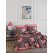 Lessentiel Maison Komplet posteljine Jana, 200x235 cm, Braon-roze