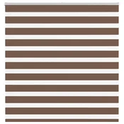 Zebra zavjesa Smeda 145x100 cm Širina tkanine 140,9 cm Poliester
