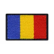 shumee Našitek zastave Čada - Prišitje - Vezen našitek/značka/emblem