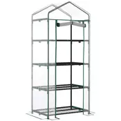 Homestar Toplarna 4 police 70x50x160 cm zelena