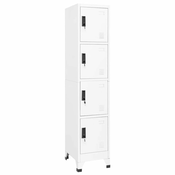 Ormaric s kljucem bijeli 38 x 45 x 180 cm celicni