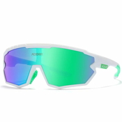 KDEAM Warren 05 kolesarska očala, White/Blue Green