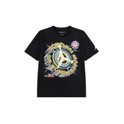 Jordan Majica MEDALLION modra/temno siva/črna/bela