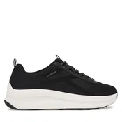 Calvin Klein Superge Andrea - Chunky Ck Stripe Runner Trainers HM0HM02158 Črna