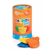 12-delni set voščenk oblike medvedka Baby Teddy - Carioca