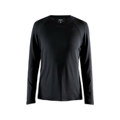 CRAFT ženska majica z dolgimi rokavi adv essence ls black