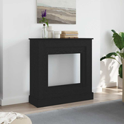 Okvir kamina crni hrast 90x30x90 cm izradeno drvo