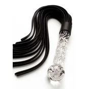 Toyjoy Glass Worxx Crystal Leather Whip