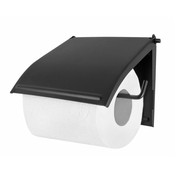 Držalo za toaletni papir 16x12,5x1,8cm kovinsko.BLACK