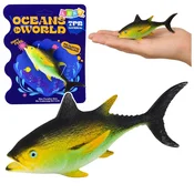 slomart LEAN TOYS GUMIJASTI TUNA - Realistična Figurica Morske Ribe, 14 cm