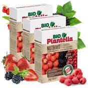 shumee BIO PLANTELLA Ekološko gnojilo za jagode, maline in robide, ribez 1kg x3