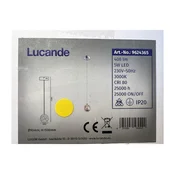 Lucande - LED Lestenec na vrvici HAYLEY LED/5W/230V