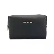 Love Moschino - saffiano pouch - women - Black