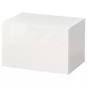 BESTA Kombinacija zidnih ormarica, bela/Selsviken v. sjaj bela, 60x42x38 cm