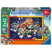 Ravensburger - Puzzle 2x12 Paw Patrol 3: Dino film - 1 - 39 kosov