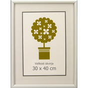 Karako Foto okvir 30x40 cm, plastika, stenski, 95 bel