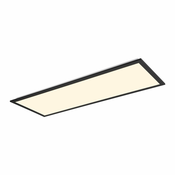 Črna LED stropna svetilka 29.5x80 cm Beta – Trio