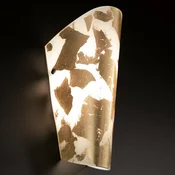 Selene Prijetna stenska svetilka Bloom white-gold leaf - Hodnik - Sodobni - belo-zlati list - Steklo