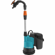 Baterijska potopna črpalka za deževnico Gardena 2000/2 18V P4A Set (18 V, 2.000 l/h, z baterijo in polnilnikom)